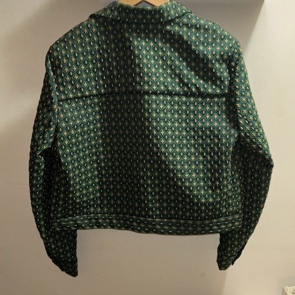 Urban Outfitters Green Patterned Jacket - great for St Pats day 🍀 - Picture 7 of 7